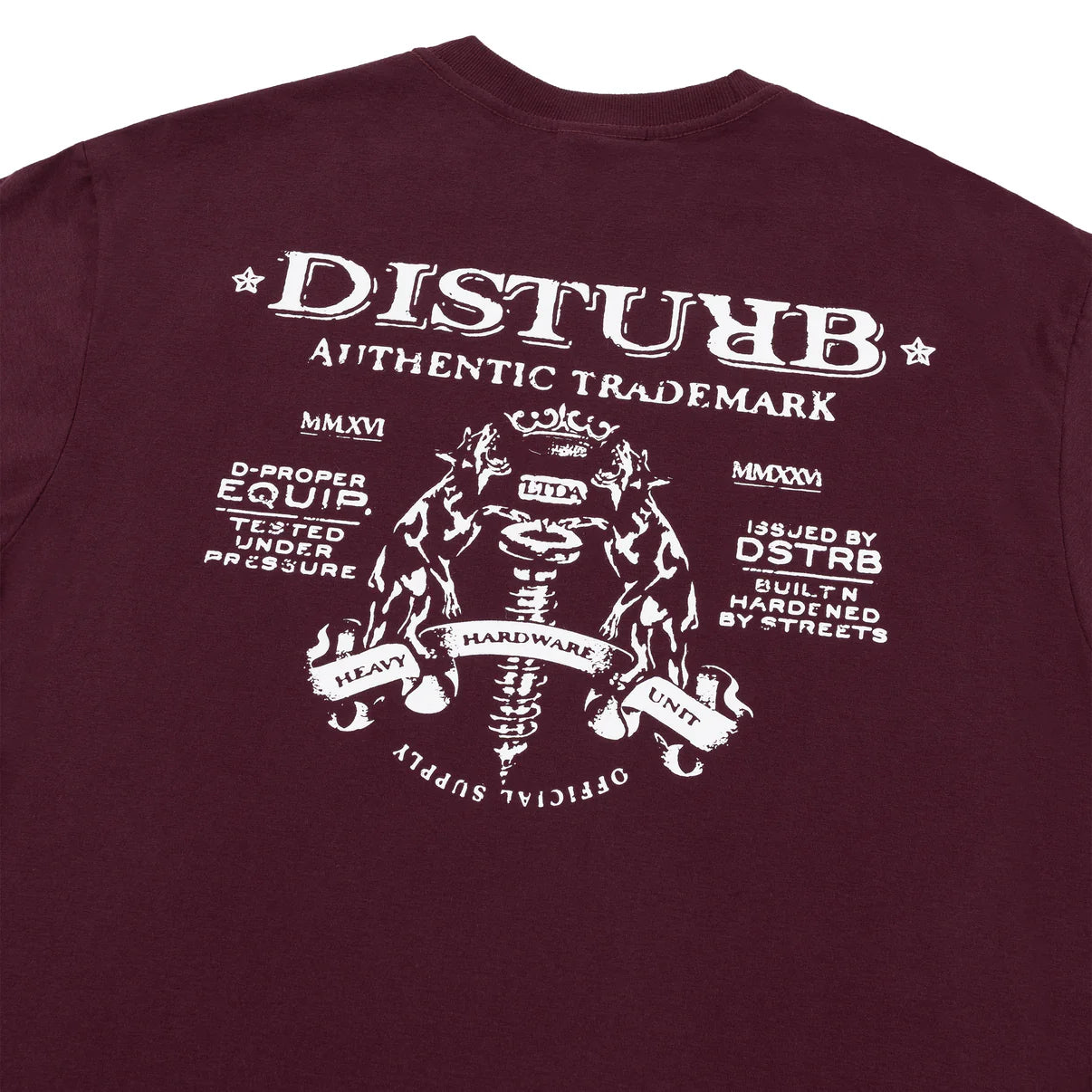 CAMISA DISTURB HARDWARE VINHO