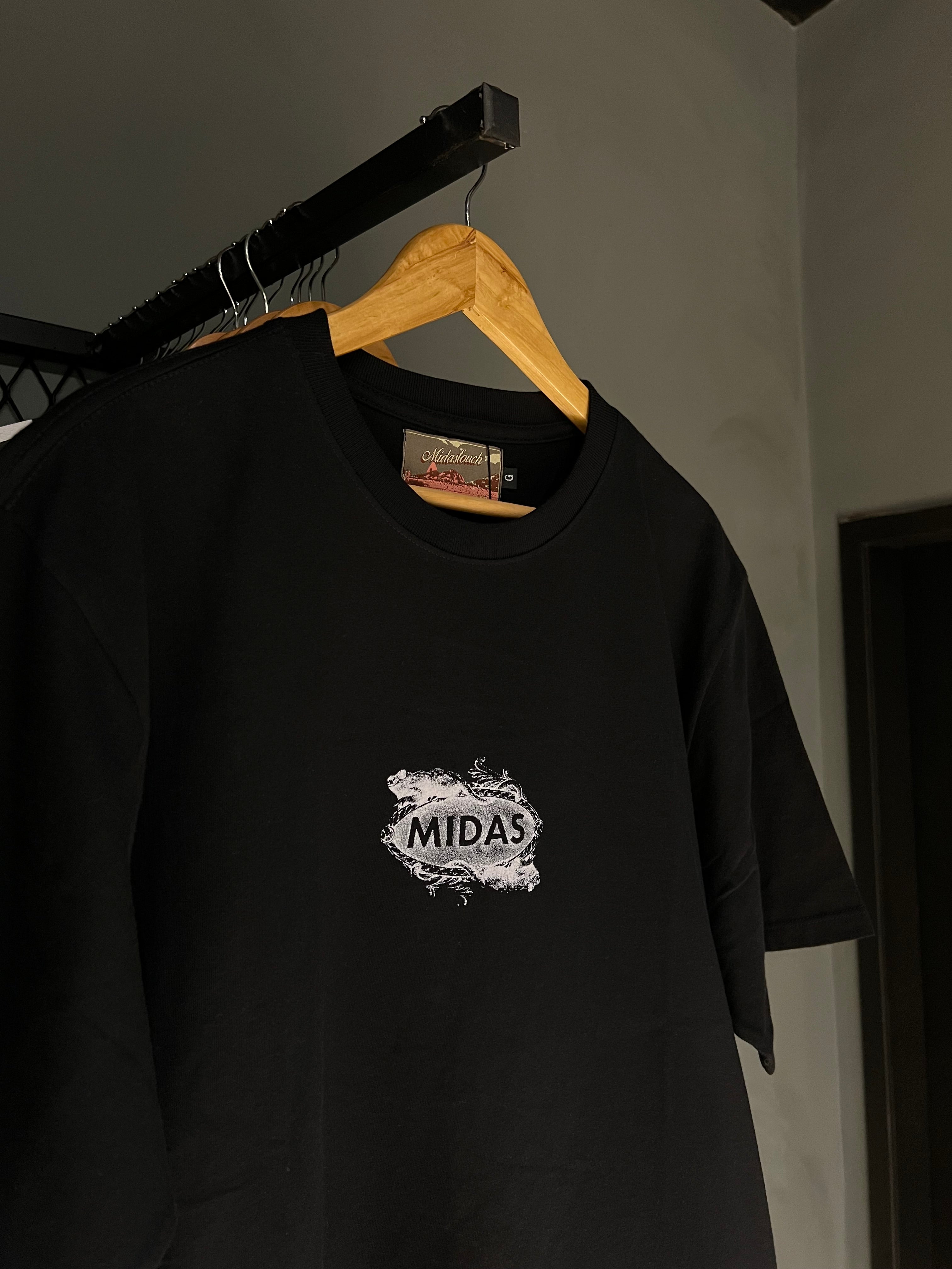 CAMISA MIDAS SCULPTURE BLACK