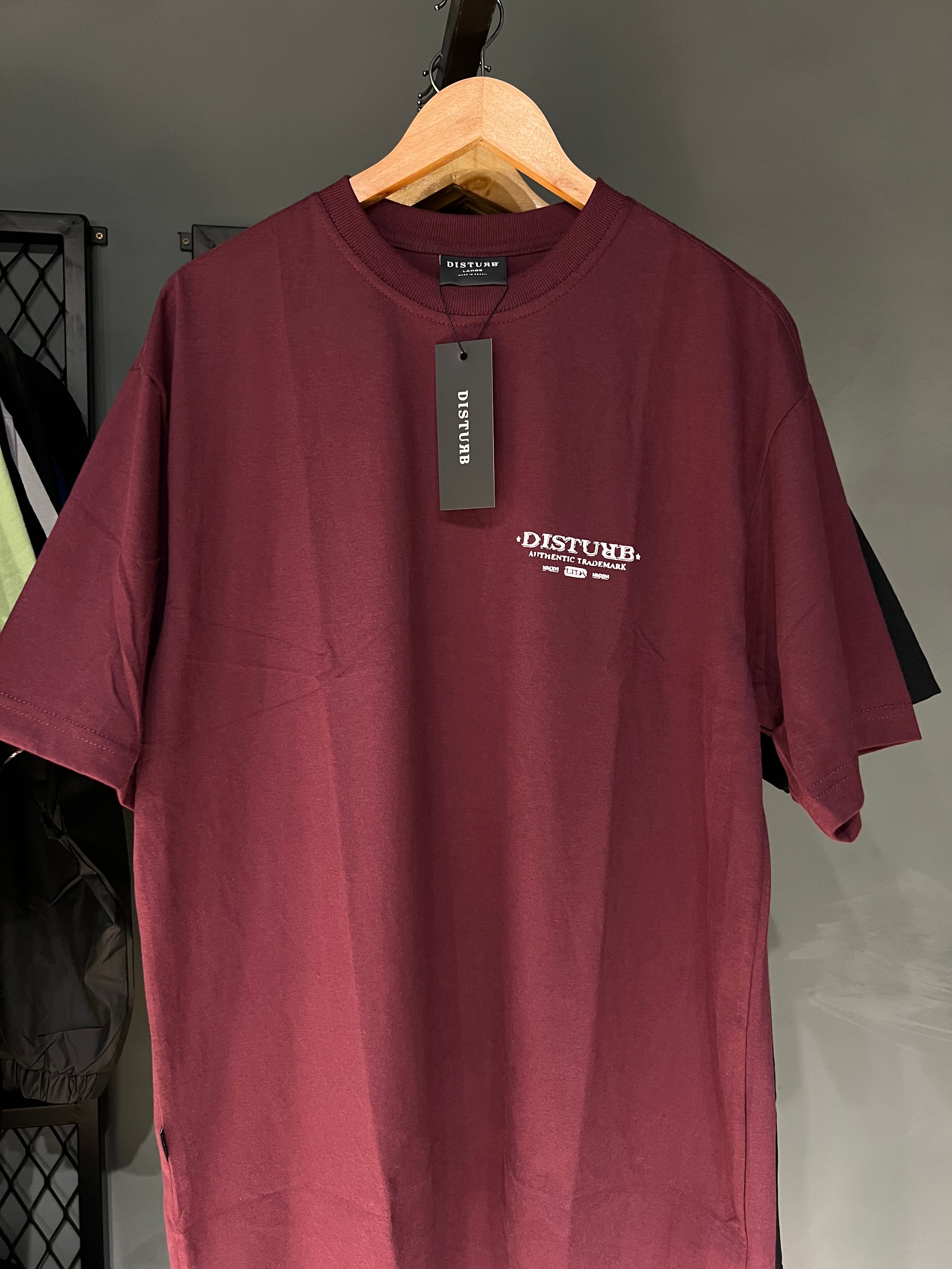 CAMISA DISTURB HARDWARE VINHO