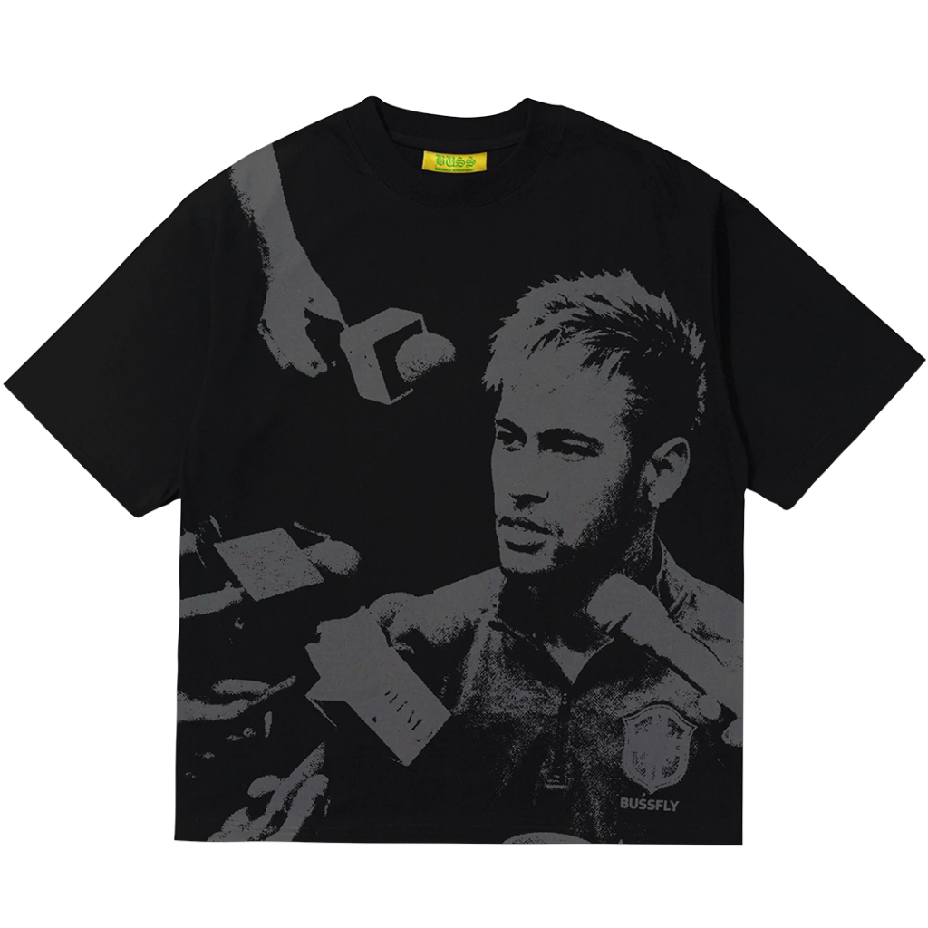 CAMISA BUSS NEY MÍDIA PRETA