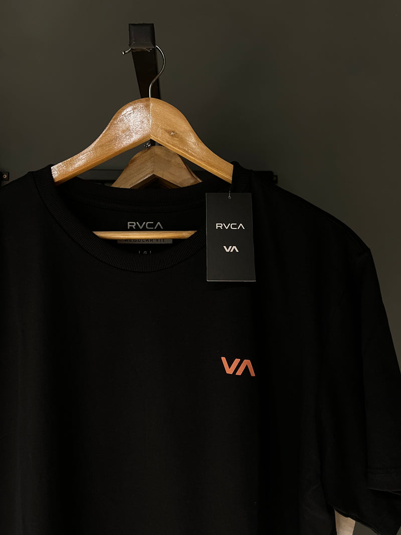 CAMISA RVCA LOGO BLACK