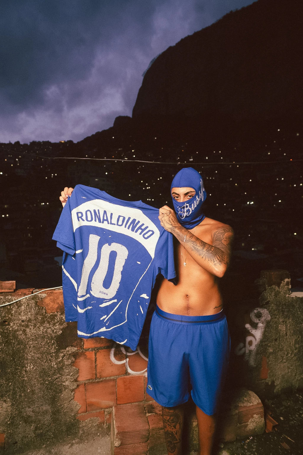 CAMISA BUSS BRASIL 10 AZUL