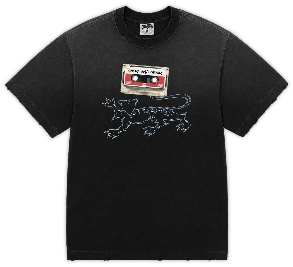 CAMISA SURVIVAL FITA ONÇA PRETO ESTONADO