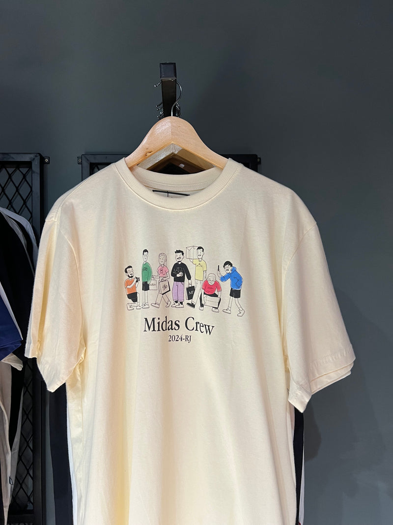 CAMISA MIDAS CREW AREIA