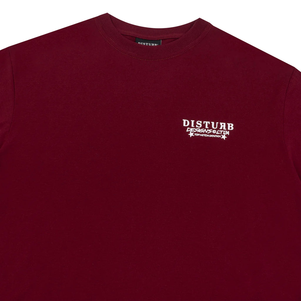 CAMISA DISTURB PEN BURGUNDY