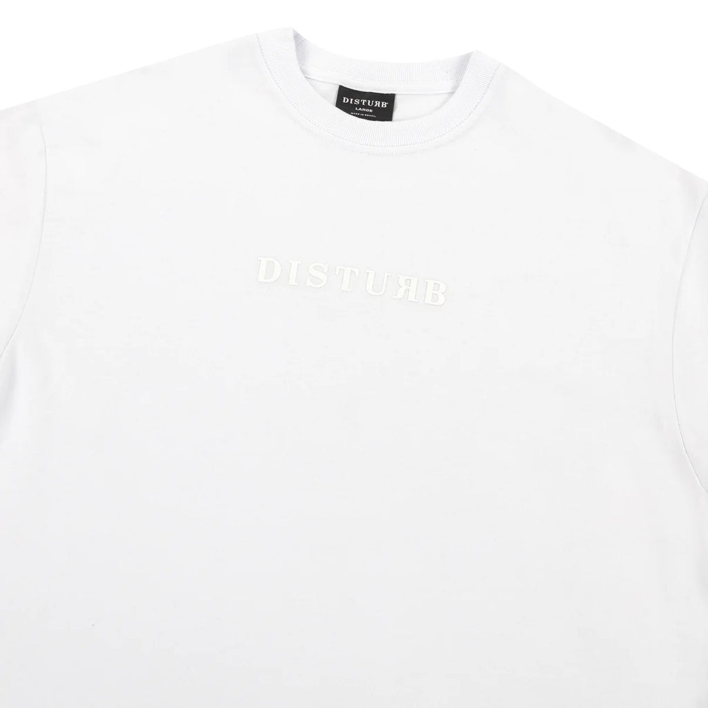 CAMISA DISTURB LOGO WHITE