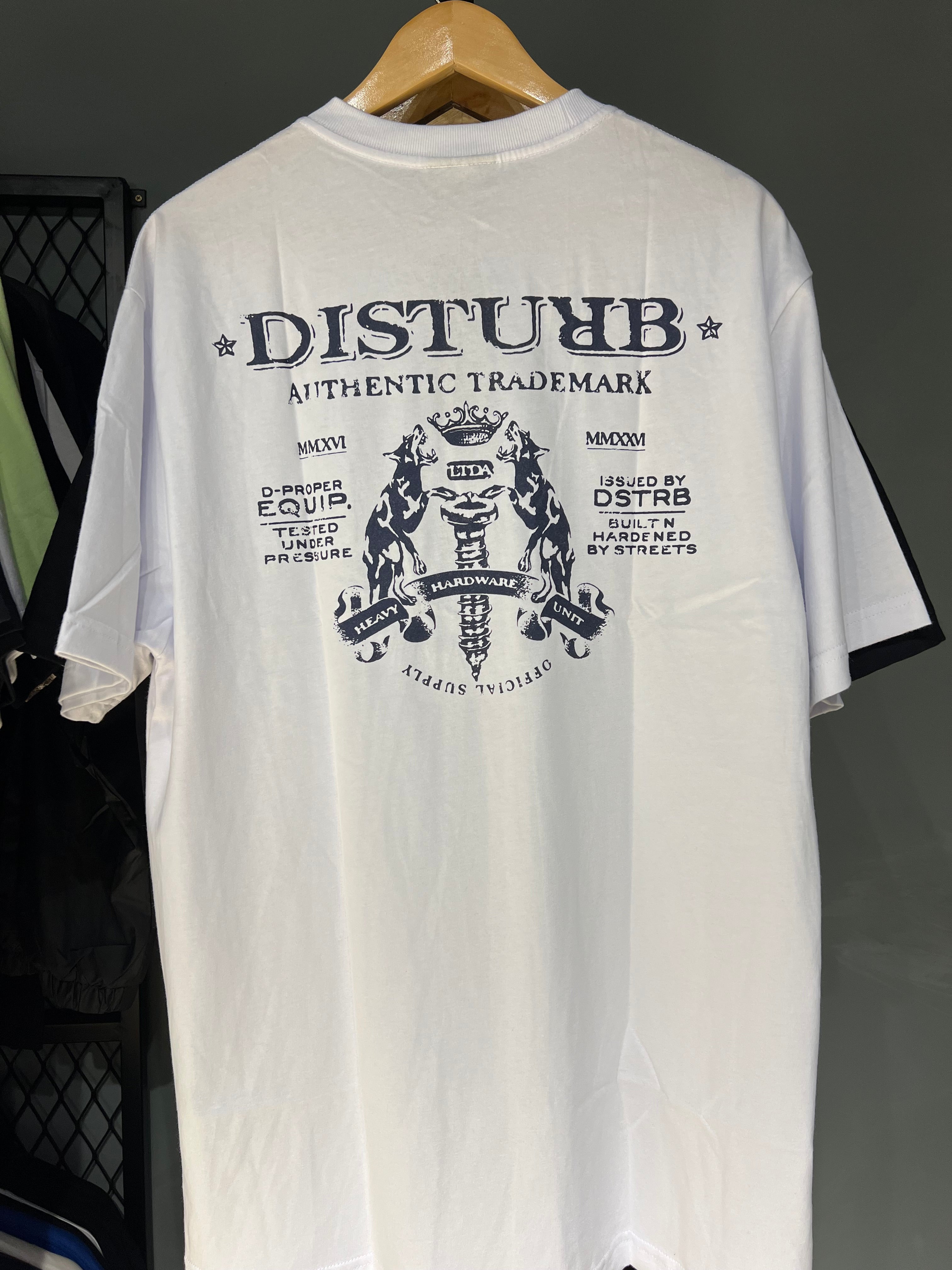 CAMISA DISTURB HARDWARE WHITE